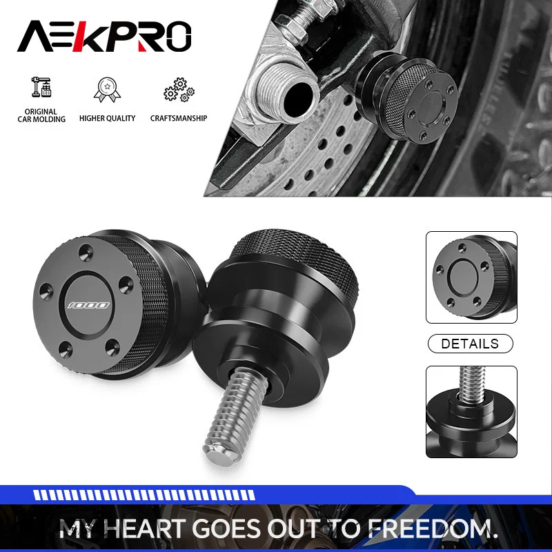 

Motorcycle CNC Swingarm Spool Sliders Rear Stand Screw For Z1000 Z1000R Z1000SX Z900 Z900RS Z900SE NINJA1000 1000SX VERSYS1000