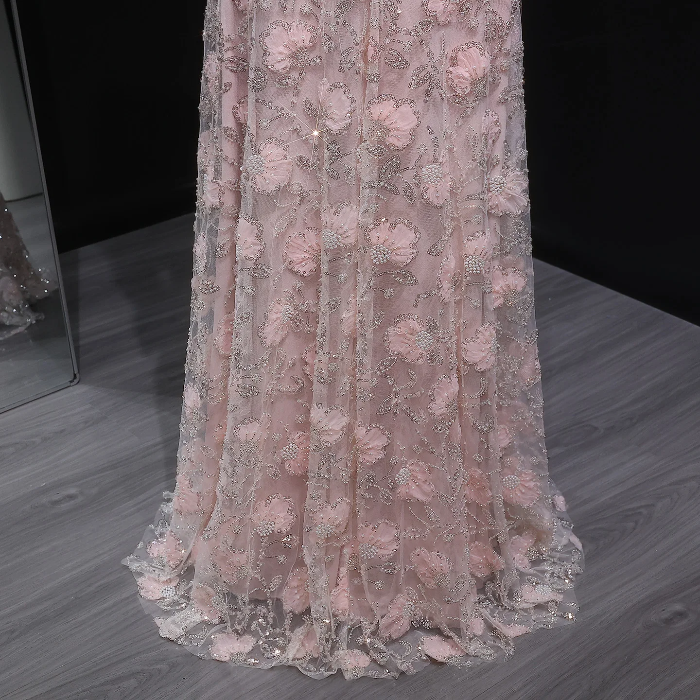 Sharon disse elegante fora do ombro vestido de noite manga longa luxruy frisado árabe festa vestidos de baile para mulher ss638 personalizado