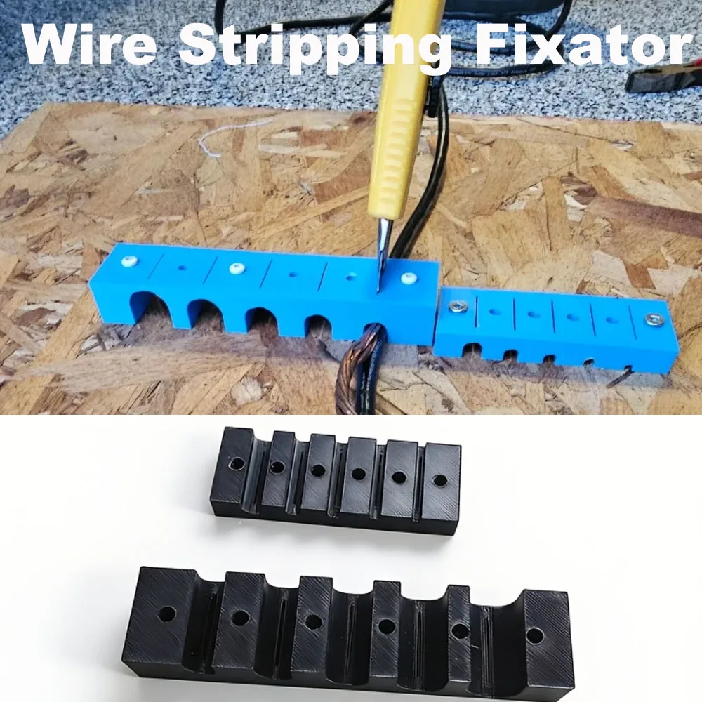 2pcs Wire Stripping Fixator Fixing Frame Cable Stripping and Fixing Tool Durable Material, Easy to Use