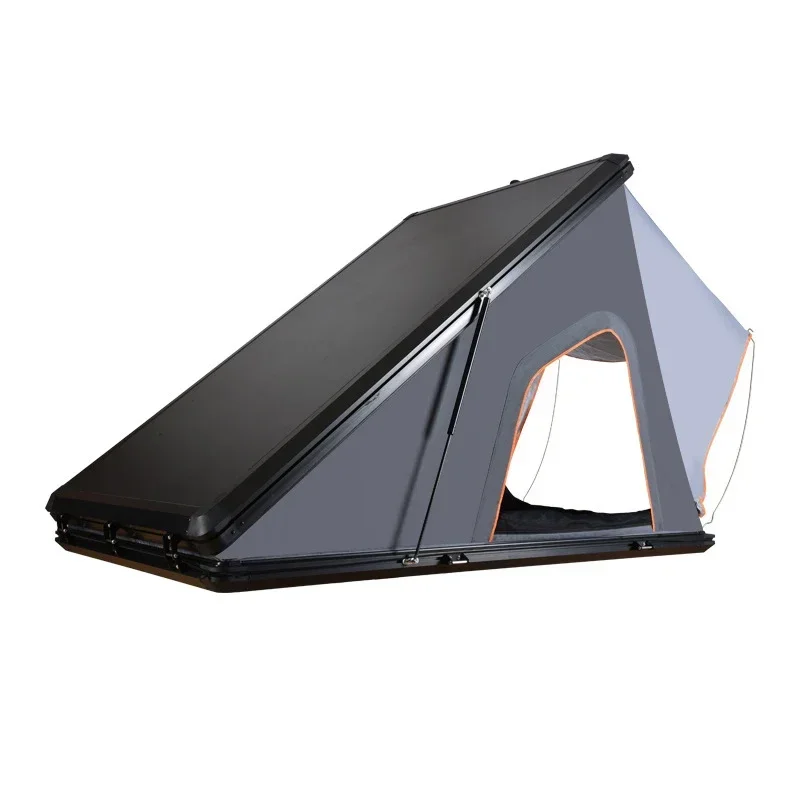 Self-Driving Camping Aluminum Alloy Triangle Car Roof Tent Hard Shell Automatic Folding Outdoor Car Supplies Waterproof And Warm