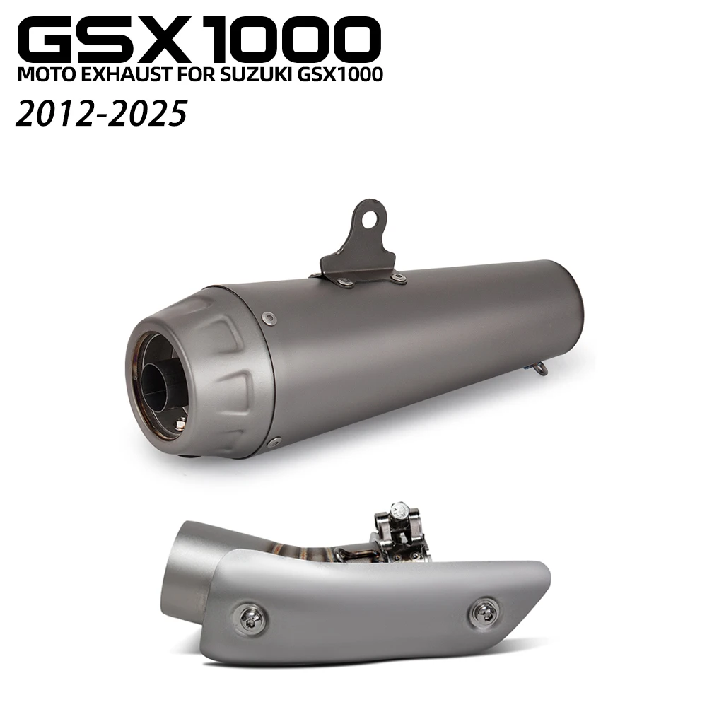 

GSXR1000R Exhaust muffler with DB Killer For Suzuki GSXR1000 GSXR1000R GSX-R1000/R1000R 2012-2025 Motorcycle escape middle pipe