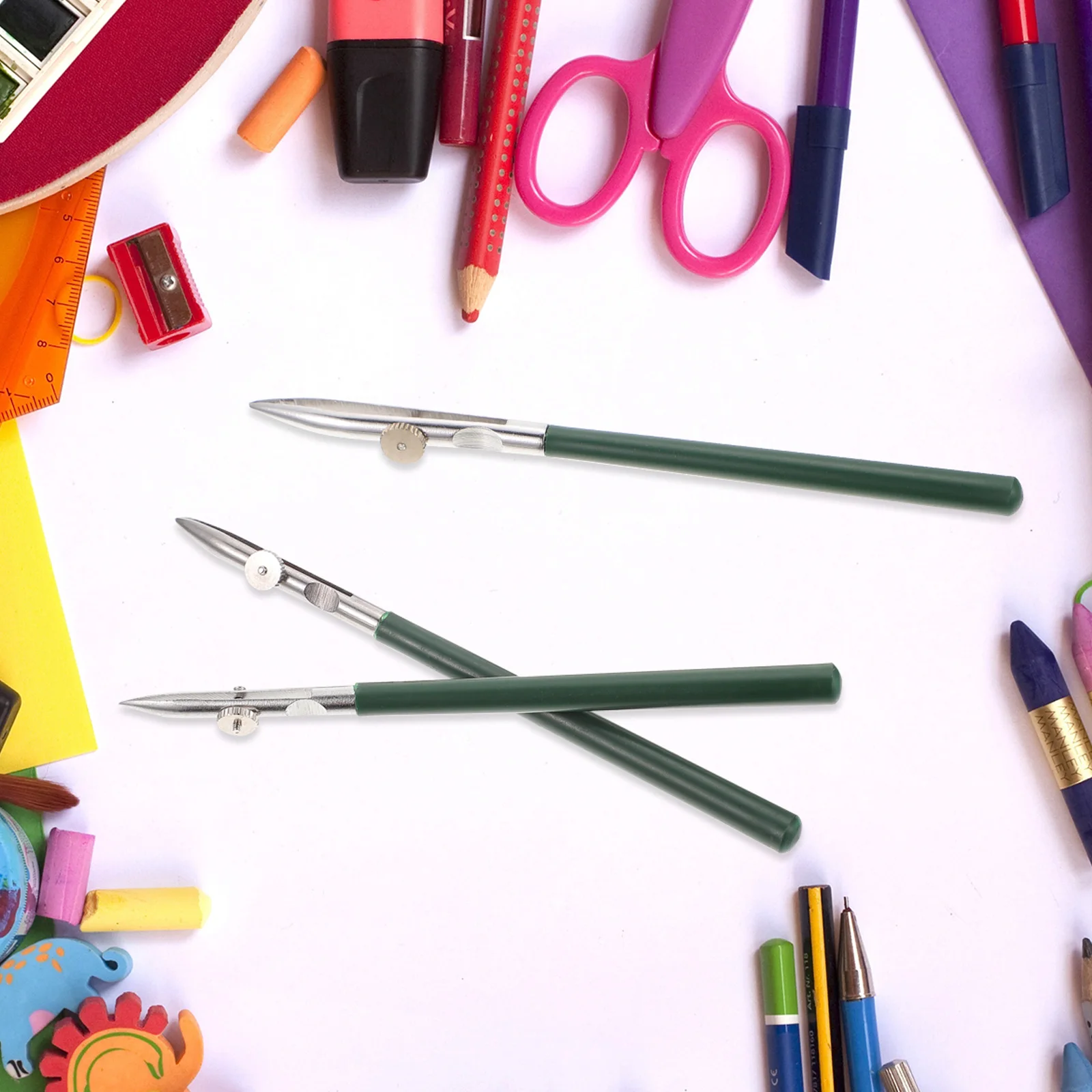 1Set Line Drawing Pens Adjustable Art Ruling Pen for Sketching Technical Drawing Calligraphy Straight Edge Painting Craft Tool