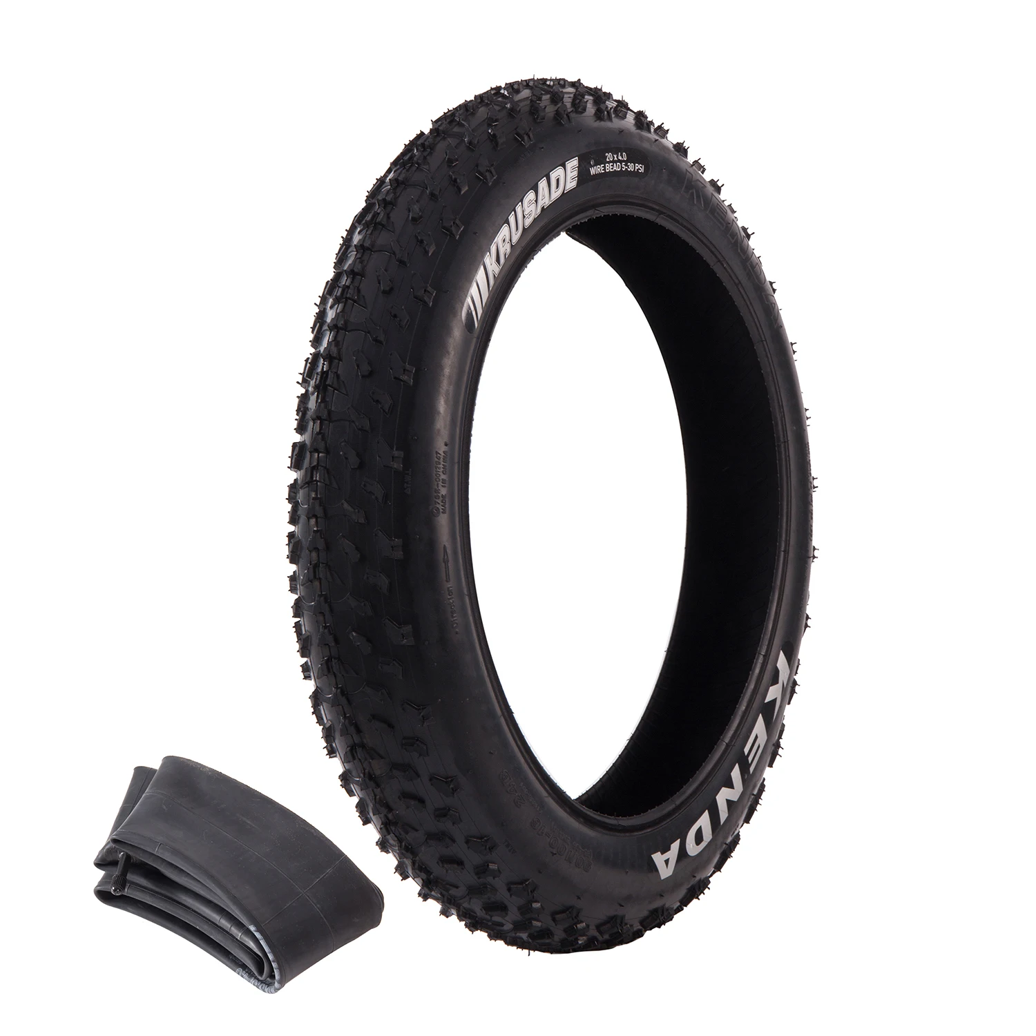 Kenda K1188/K1167 Krusade Fat Tire 20x4,0 Fahrradreifen 20"x4,00 Wire Clincher SRC Black Fat Bike Reifen – Detail 18