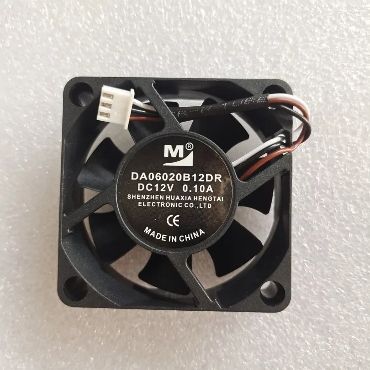 M DA06020B12DR DC 12V 0.10A 60x60x20mm 3-Wire Server Cooling Fan