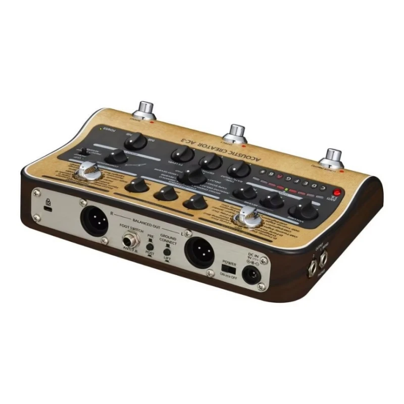 AC-3 acoustic creator guitar effector accessory, multi effect device,function pedal,for live performance and studio