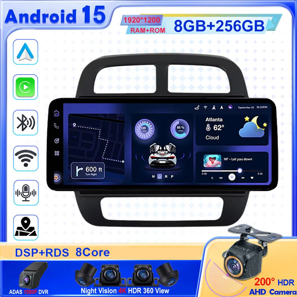 12.3 Inch Screen For Renault KWID K-ZE 2018 2019 Car Player Navigation GPS WIFI 4G Radio Stereo Video Multimedia Carplay Auto