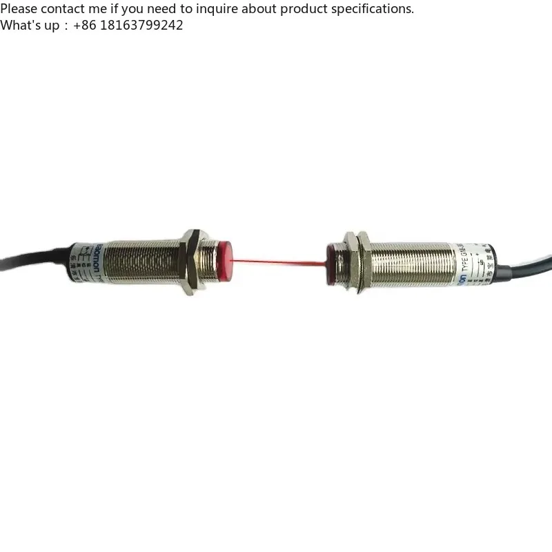 

M12 Las er Photoelectric sensor Cylinder through beam type long detect distance range 20m DC 3-WIRE Sensor switch PNP NPN module