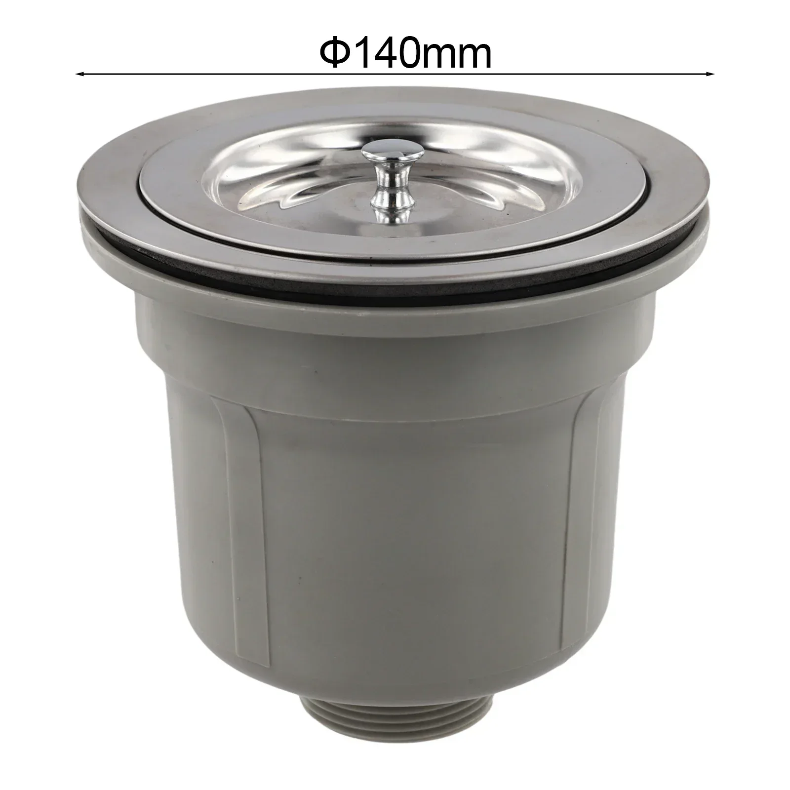 

Stainless Steel Strainer Kitchen Sink Strainer Large Food Particles Robust Material Effective Kitchen Drain Filter