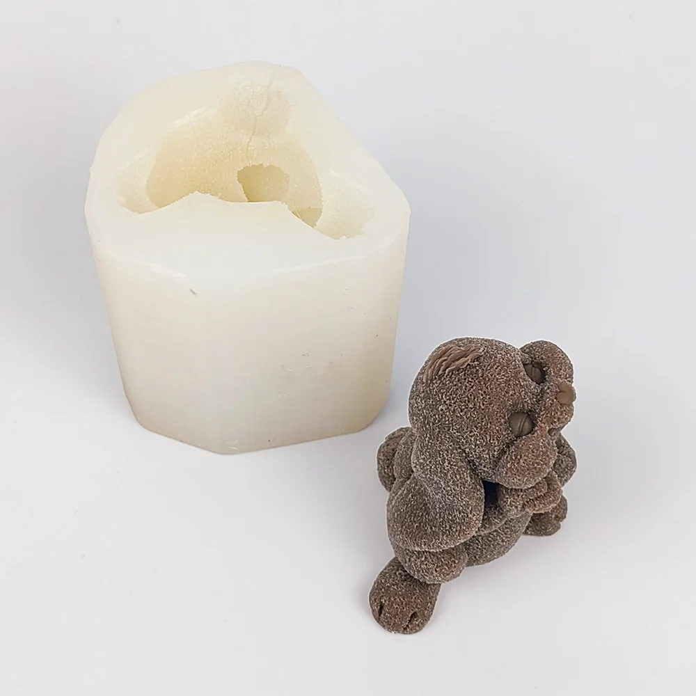 Praying Rabbit Moulds Soap Molds Silicone 3D Bunny Candle Mold Wedding Birthday Valentine\'s Day Clay DW0497 PRZY