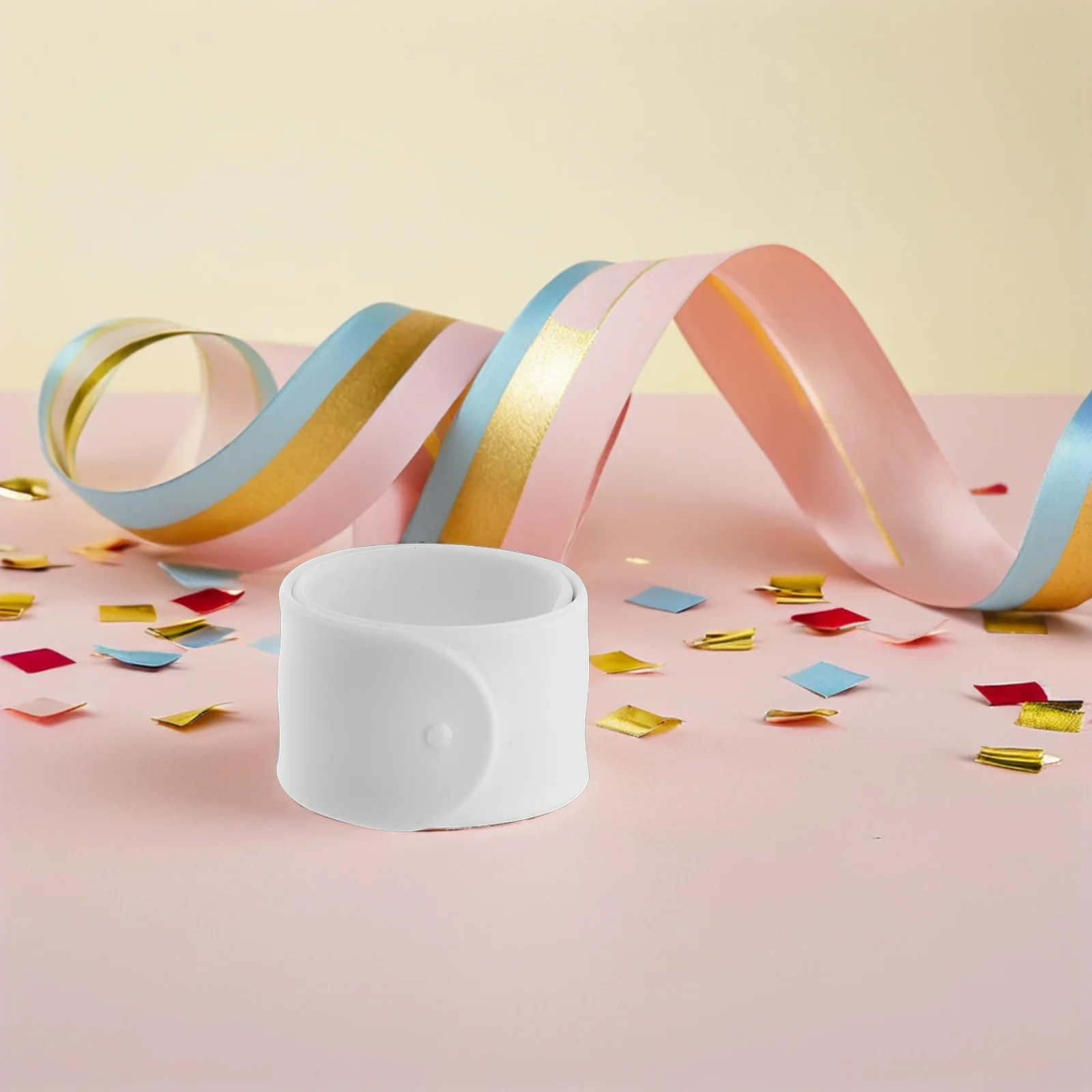 12個のシリコンスラップブレスレット、無地のDIYソフトリストバンド、柔軟なスナップバンド、パーティーの記念品、誕生日、ハロウィーン、クリスマス用