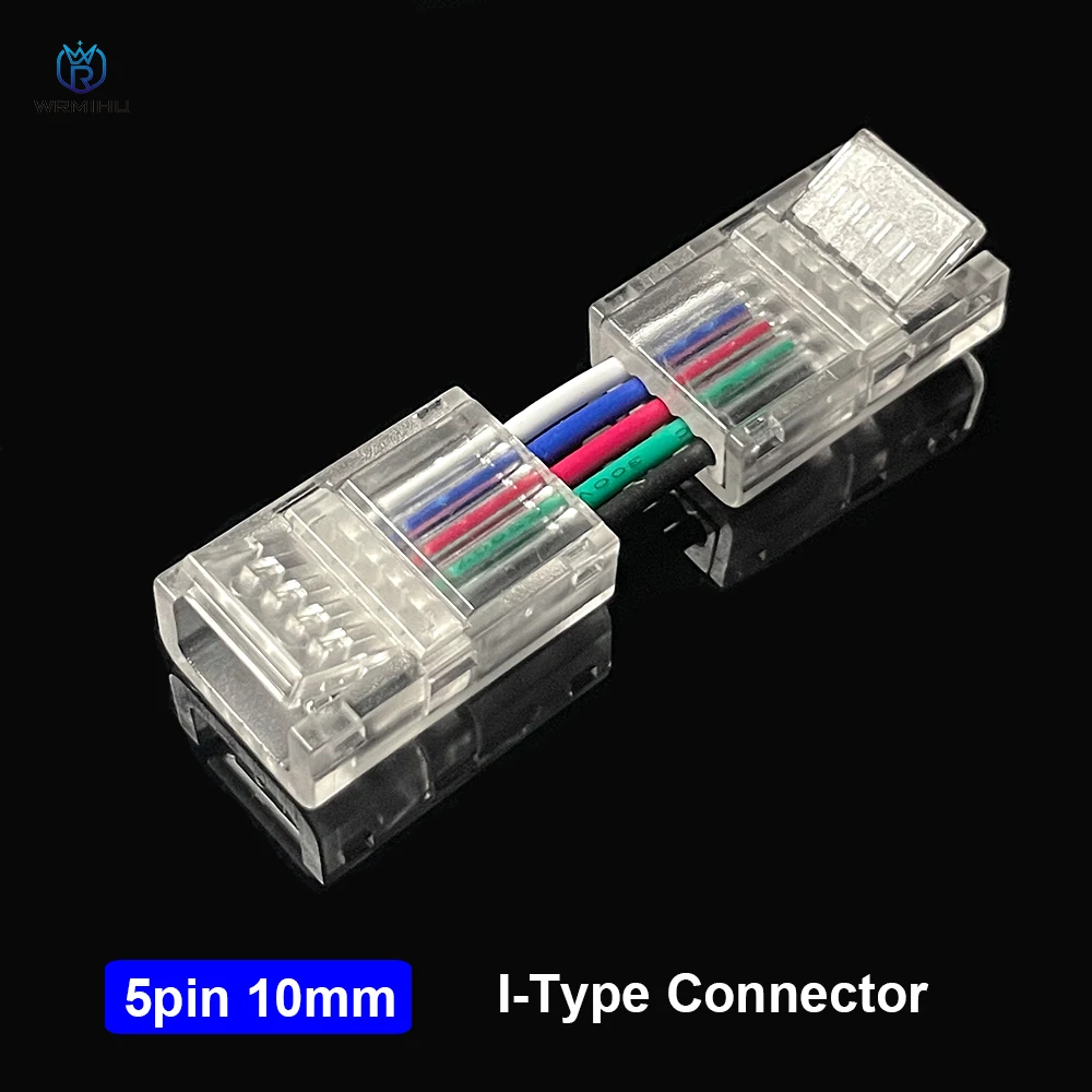 단일 색상 CCT RGB RGBW LED 스트립 및 코브용 내부 및 외부 각도 변환 커넥터, L/I(R), 2 핀, 3 핀, 4 핀, 5 핀, 6 핀 커넥터, 5 개