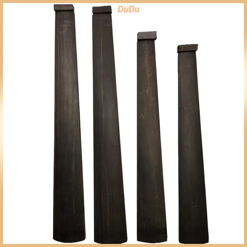 1pc Ebony Violin Viola Fingerboard, Black Fiddle Fretboard 4/4-1/2 Size, 16-17 Inch Viola Replacement Parts