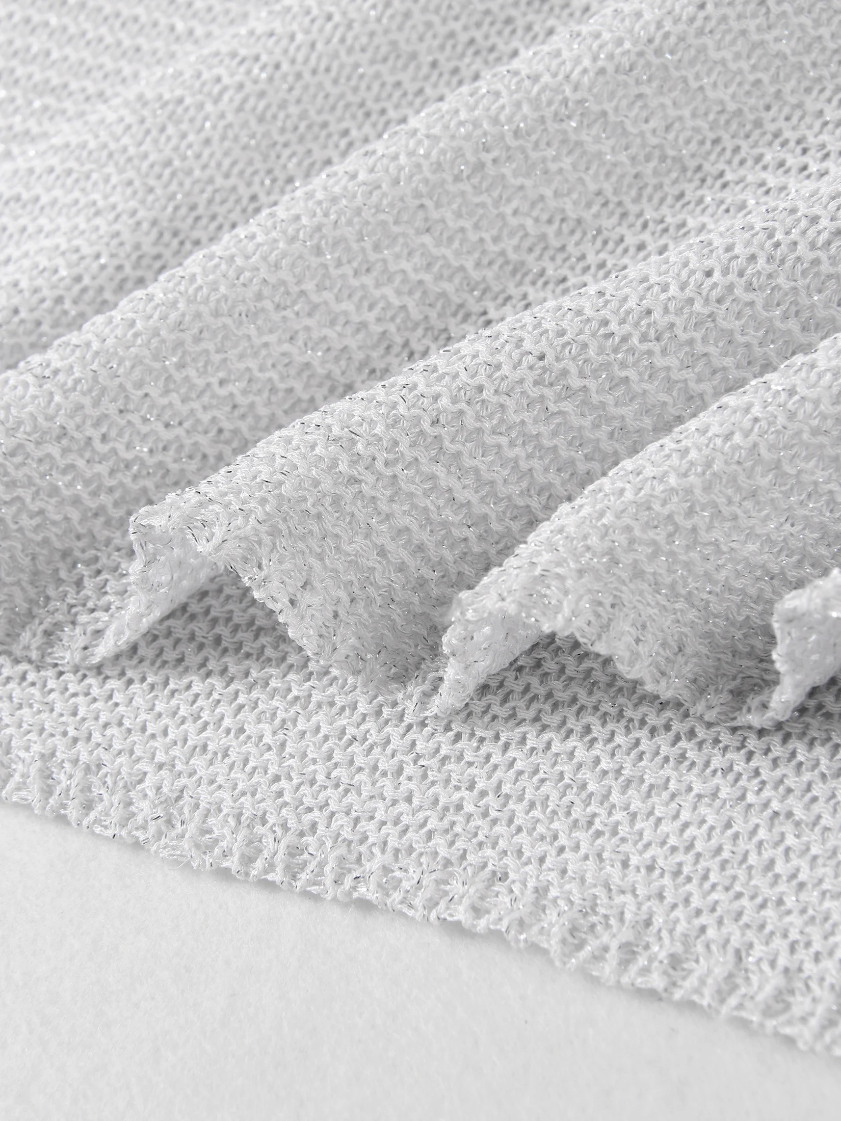 Solid Colour Sexy Beachwear Swimsuit Cover Up Knit Two-piece 2025 Summer Women's Big Bell Sleeve Lace-up Top Long Skirt Set K128