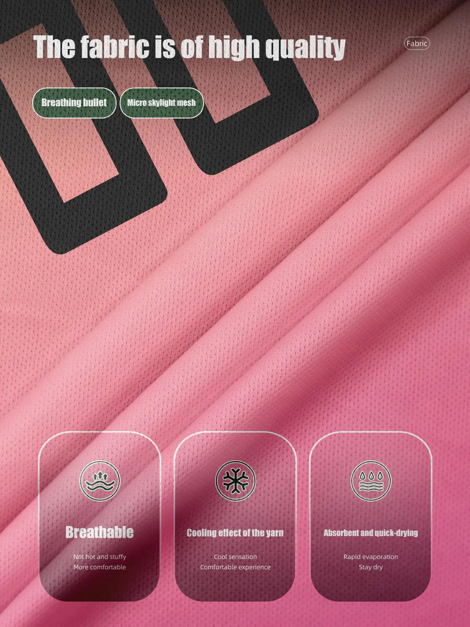 Yellow‑Pink Gradient Black Trim Custom Basketball Jersey, Print Name & Number, Breathable Quick‑Dry for Kids Adults view 4