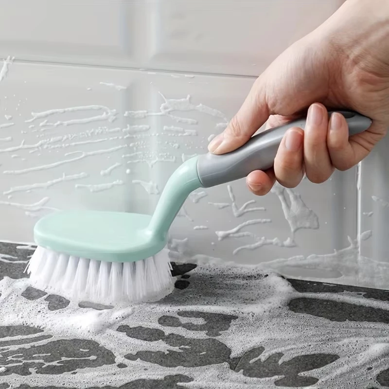 Long-handled Cleaning Brush Dedicated to Cloors and Cathtubs, used for Cleaning Bathroom and Toilet Tiles and Gaps Cleaning Tool