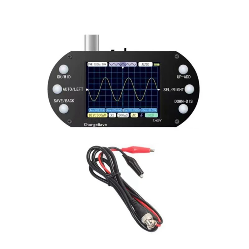 New PDS138 Mini Digital Oscilloscope 2.5Mhz Sampling Rate 200Khz Bandwidth Support AUTO 80Khz PWM For Electronic Repair DIY