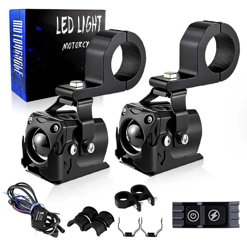 

1Set For Ducati Multistrada V4 S Sport 1A 2020 2021 40W Led Auxiliary Motorcycle Spotlight Headlight DRL/Daytime Running Light