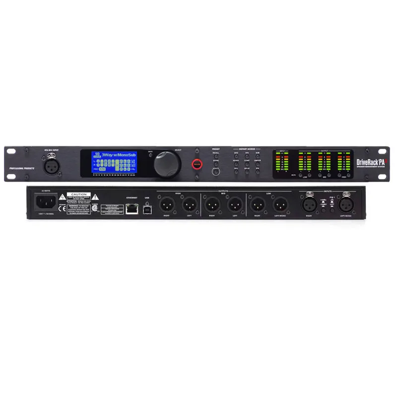 Professioneller digitaler Audioprozessor DriveRack PA/260 2 Eingänge 6 Ausgänge PA2 3 Eingänge 6 Ausgänge VENU360-kompatible Originalsoftware