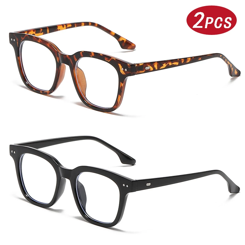 الدراجات 1/2 مجموعة موضة إطار نظارات دائرية النساء الكلاسيكية النظارات البصرية البصرية مكافحة الضوء الأزرق النظارات إطارات بسيطة  #3