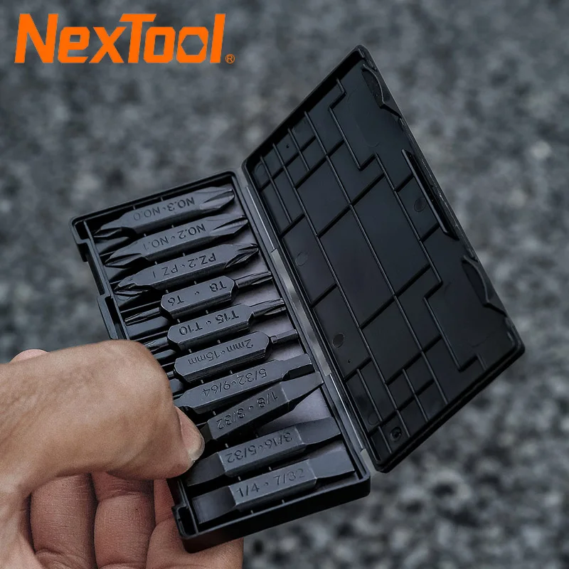 nextool kit bits chave de fenda magnetica dupla cabeca apenas para ferramenta de bolso capitao flagship multi ferramenta 20 em conjunto e1 01