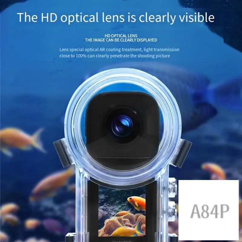 

Dive Case For Insta360 X4 50M Waterproof Housing Underwater Protector Fully Cover Diving Shell Camera Accessories