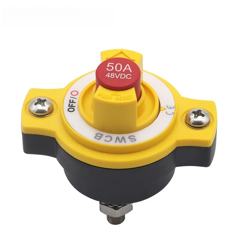 10-60A circuit breaker switch 2-in-1 knob switch with overload protection function Manual reset ON-OFF