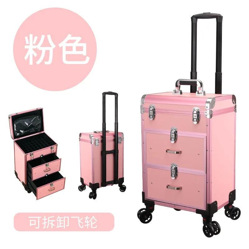 

Makeup artist case trolley case makeup tattoo embroidery manicure storage and box toolbox