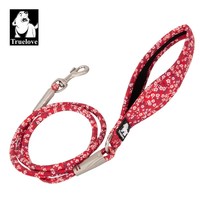 Truelove Pet Leash Floral Pattern Polyester Soft Comfortable Multi-Position Handle Durable TLL2573