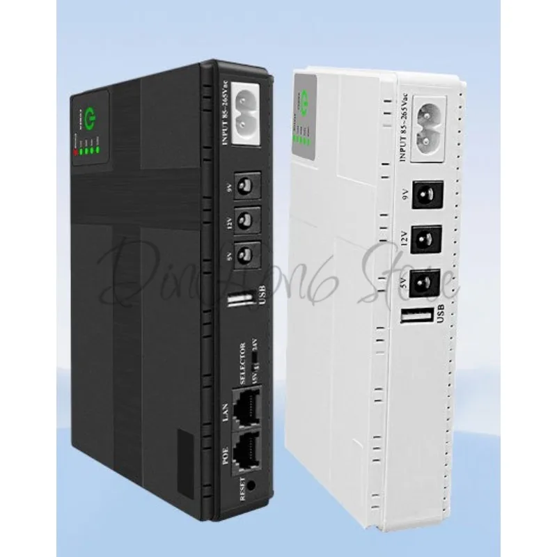 Mini UPS Power Router Light Cat Battery Life Backup Power Supply 12VUPS Monitoring Power Supply