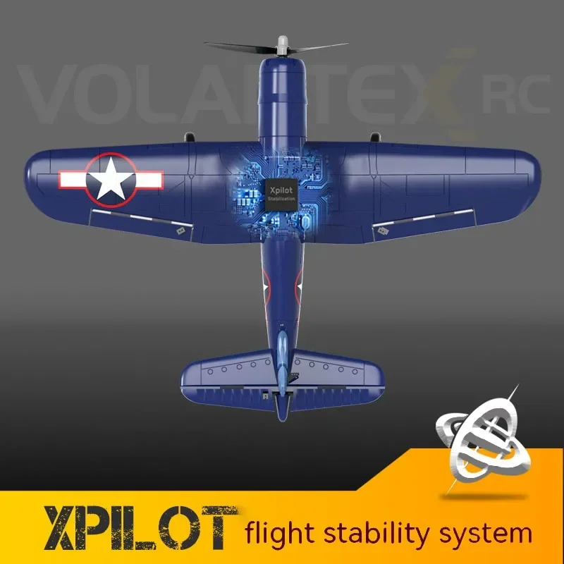 Volantex Rc zdalnie sterowany samolot F4u Corsair elektryczny Epp 400mm rozpiętość skrzydeł 4 kanały jeden klucz kaskaderski zabawka dla dorosłych