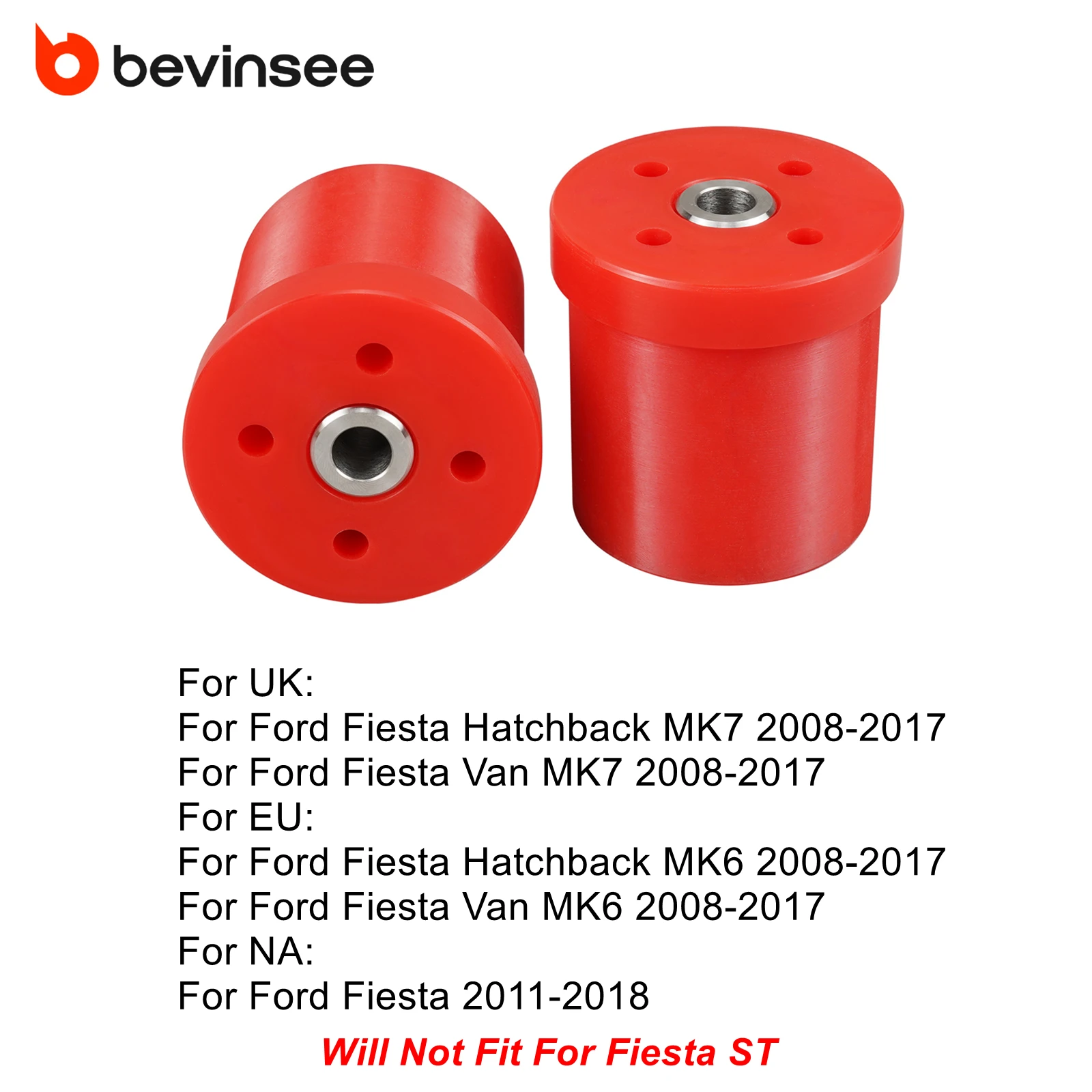 

80A Polyurethane Rear Axle Beam Bushing for Ford Fiesta, Replace for 1805815