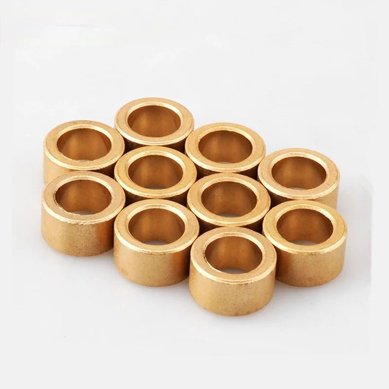 10pcs Brass Base Bushing Inner Diameter 3mm  4mm  5mm Bearing Sleeve For Slide Block 3D Printer Accessories