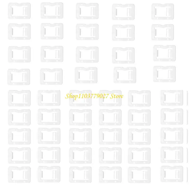 C4DF 50PCS المقبس مثبتات إدراج آمنة منافذ فضفاضة البلاستيك سهلة الاستخدام