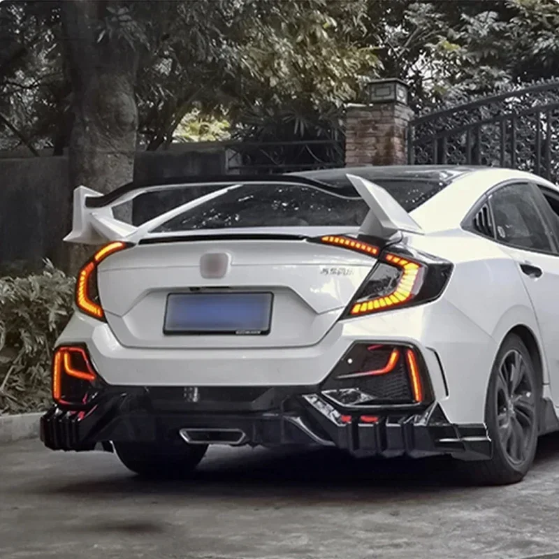 リアディフューザー リア R スタイルスポイラー ホンダ シビック 2016