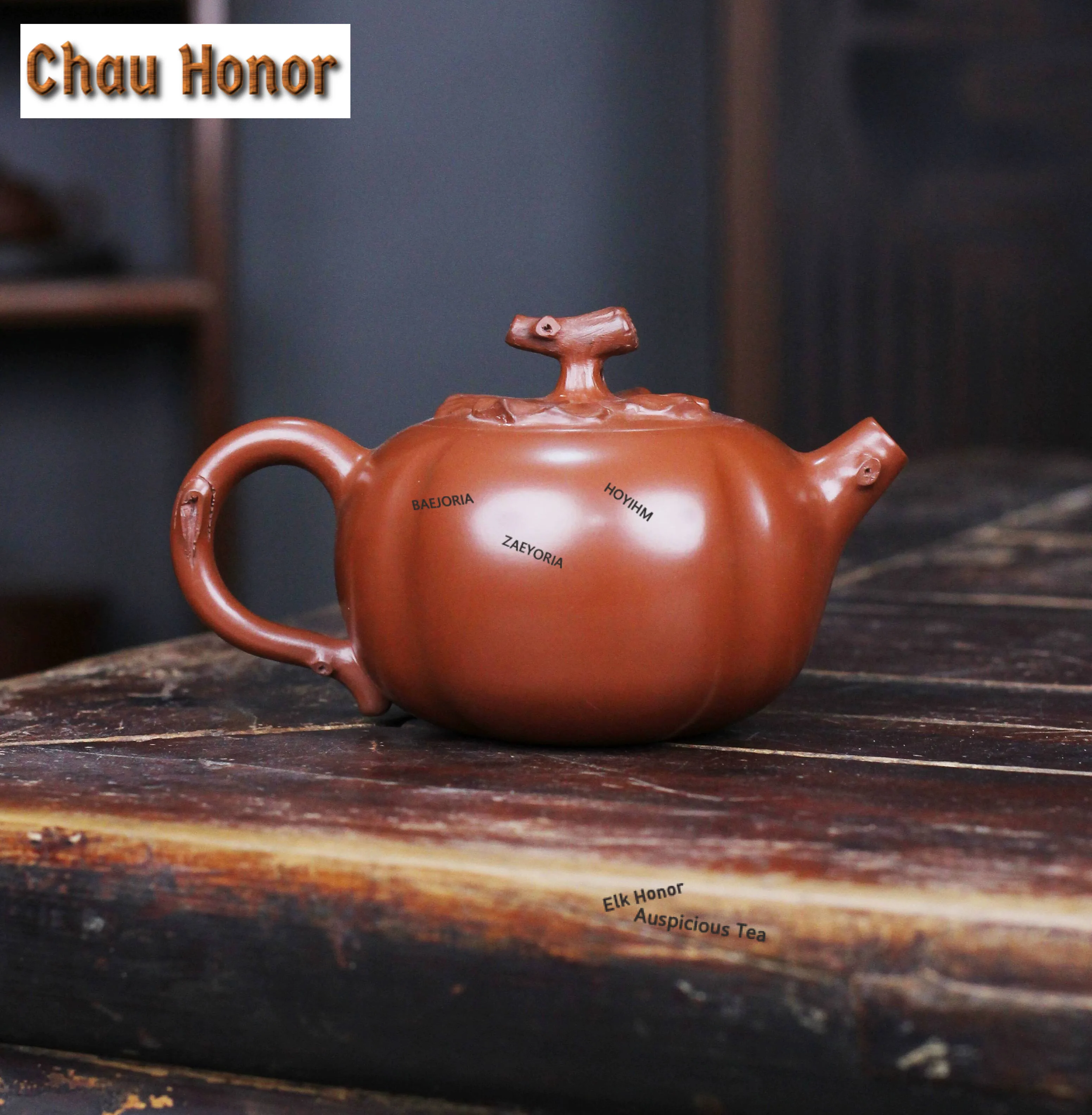 180ml Vintage Qinzhou Nixing Pottery Teapots Handmade Bionic Persimmon Pot Raw Ore Mud Kettle Chinese Tea Set Tea Ceremony Gift