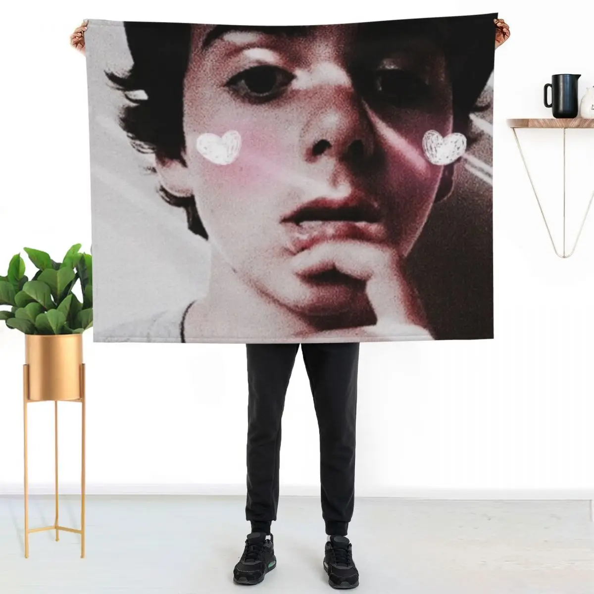 

jack dylan grazer Throw Blanket Cozy Napping Blanket Gift for Mom Dad