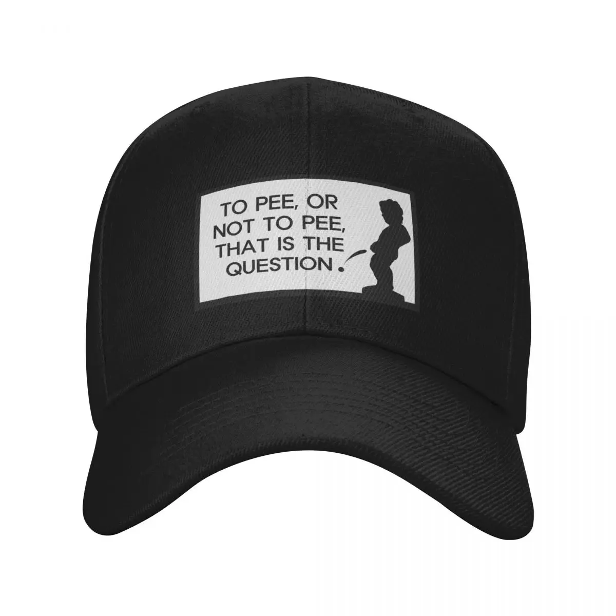 

To Pee or Not To PEE Baseball Cap Custom Cap fun hats Hat Man For The Sun Women's Beach Visor Men's