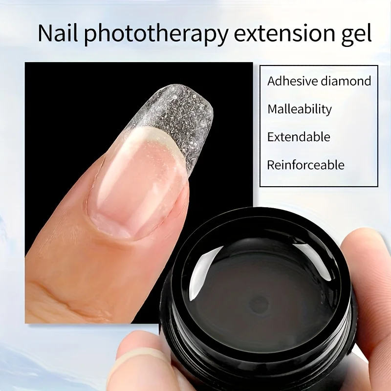 Fiber Nail Set Pijnloze verlenging Fiber Manicure Nagelverlengingsset