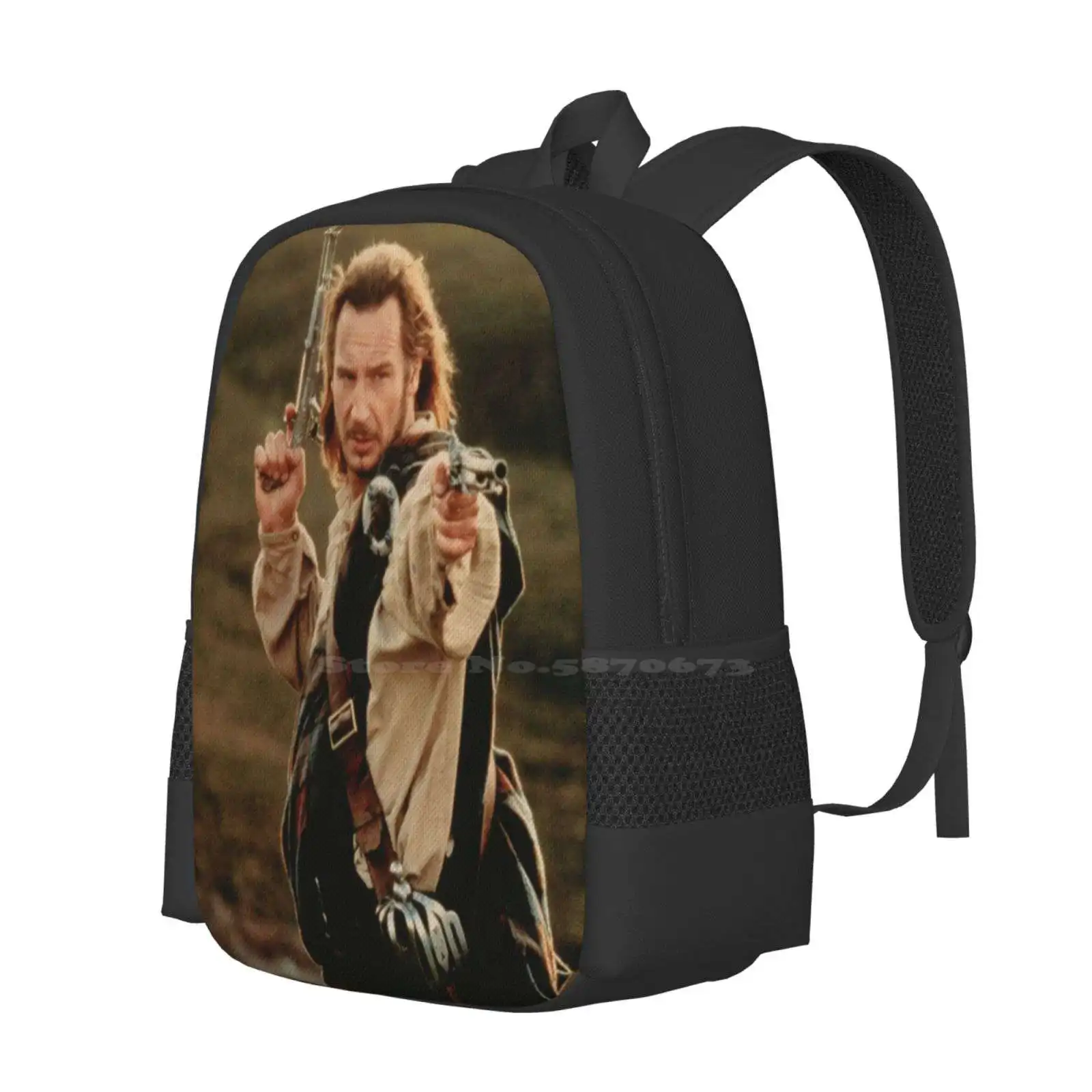 Rob Roy Pattern Design Bag Student's Backpack Rob Roy Liam Neeson