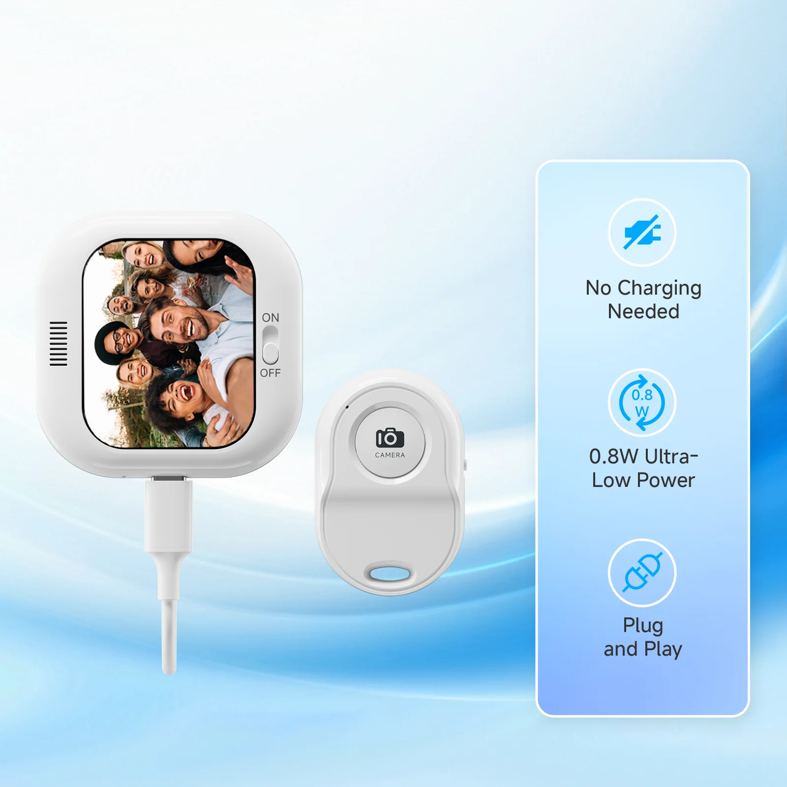 

Монитор-экран TOPSION Mini для селфи и видеоблогов с креплением на заднюю камеру iPhone