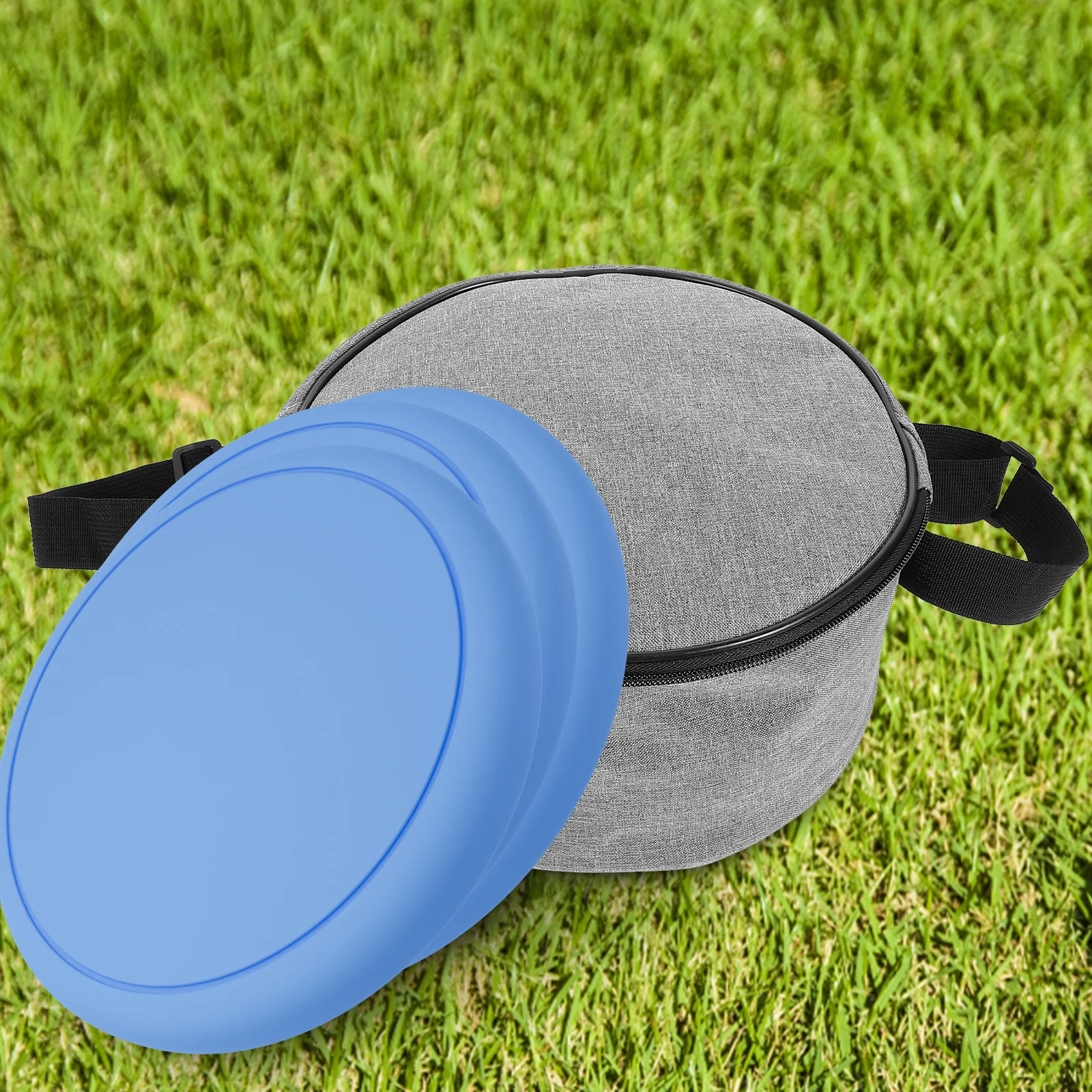 

Disc Golf Bag Large Capacity Waterproof Shoulder Bag Lightweight Portable Flying Disc Storage Golf Training Practical