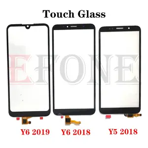 Bilashmart Huawei Y3 Y5 Y6 Y7 2018 2019 Prime Outer Screen Digitizer Sensor Touch Panel LCD Display Front Glass Repair Parts