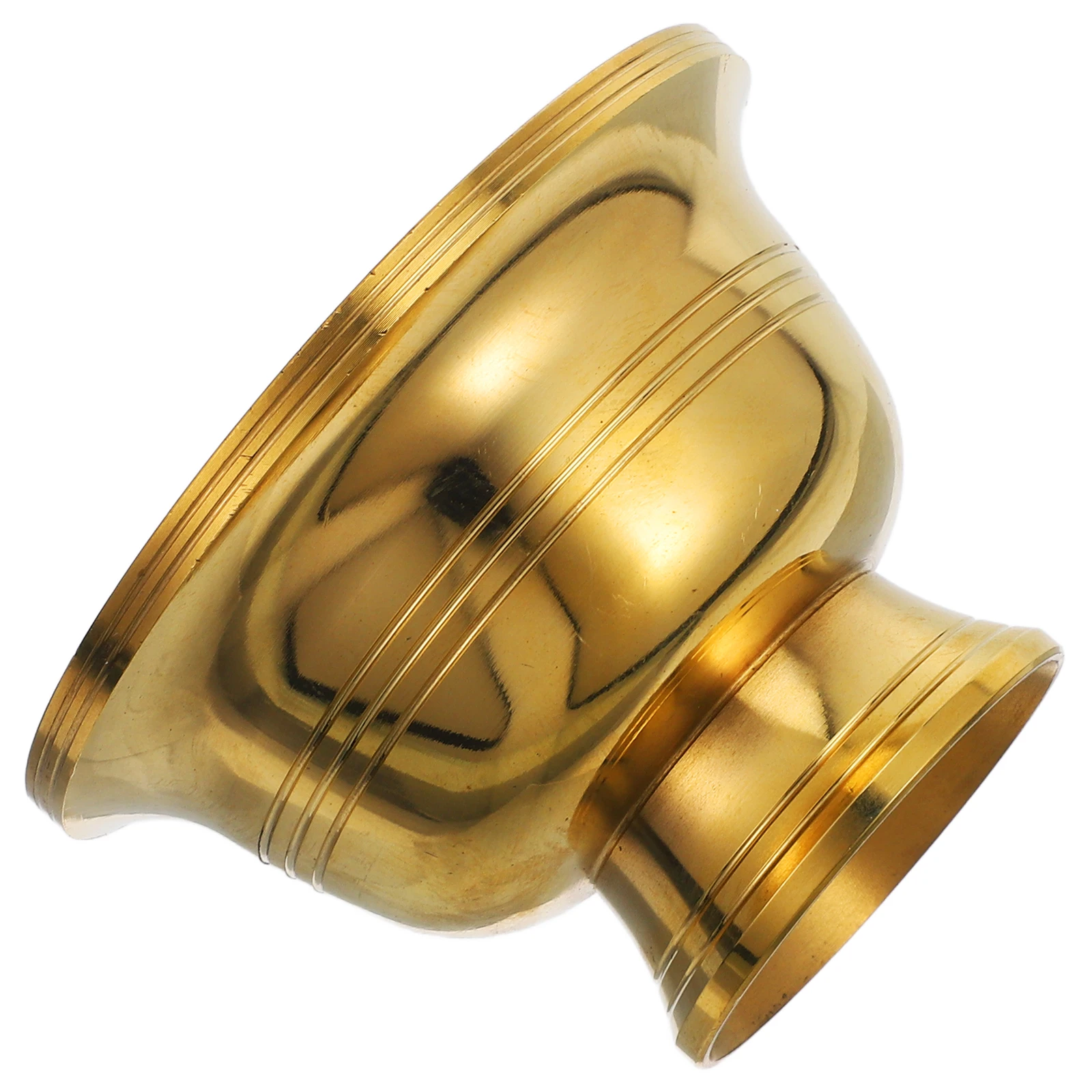 

Copper Alloy Offering Cup Water Bowl for Home Temple Decor 68mm Diameter Lightweight Retro Design Holy Water Container