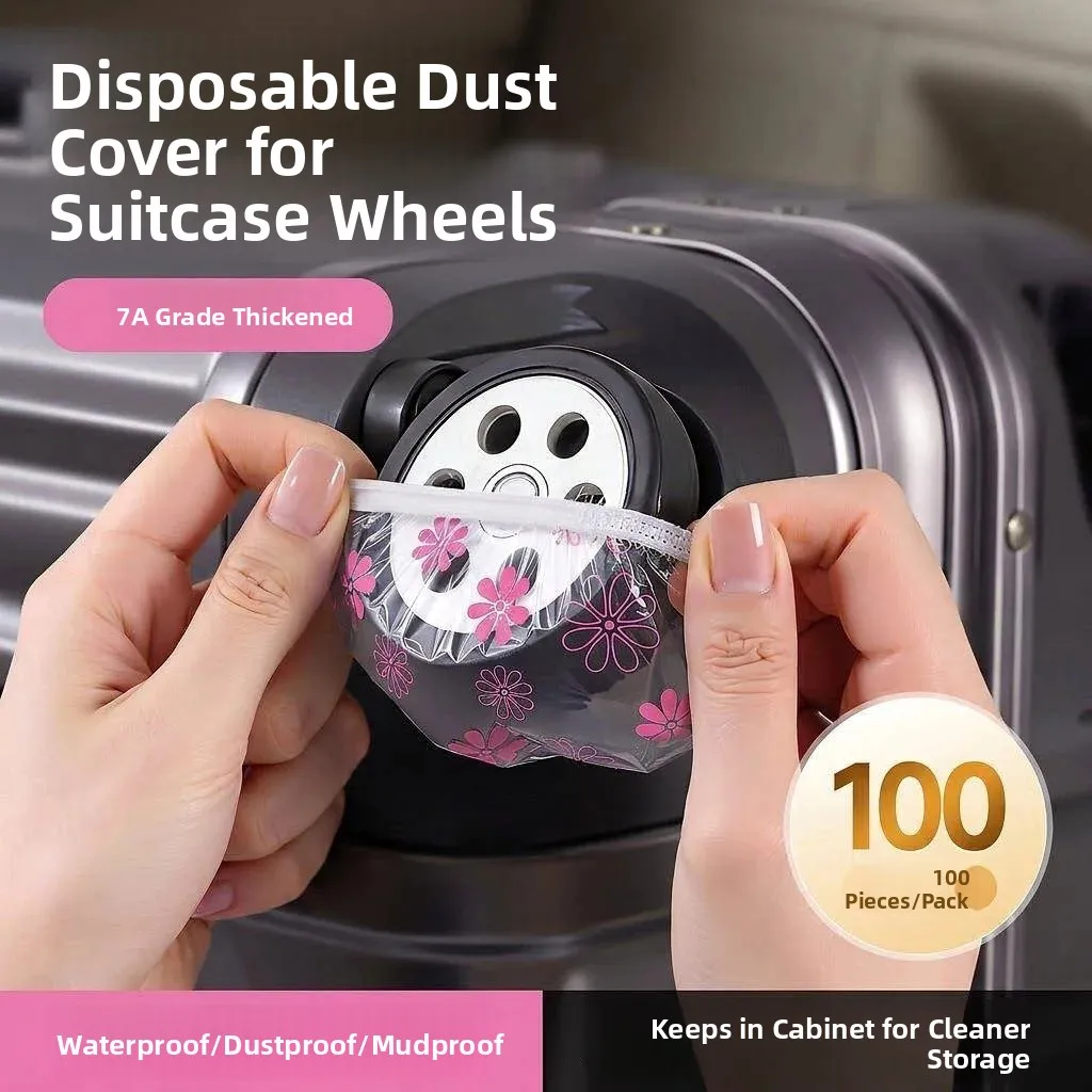 disposable-protective-cover-for-luggage-wheel-dustproof-anti-soiling-travel-suitcase-universal-wheel-cover-one-time-use