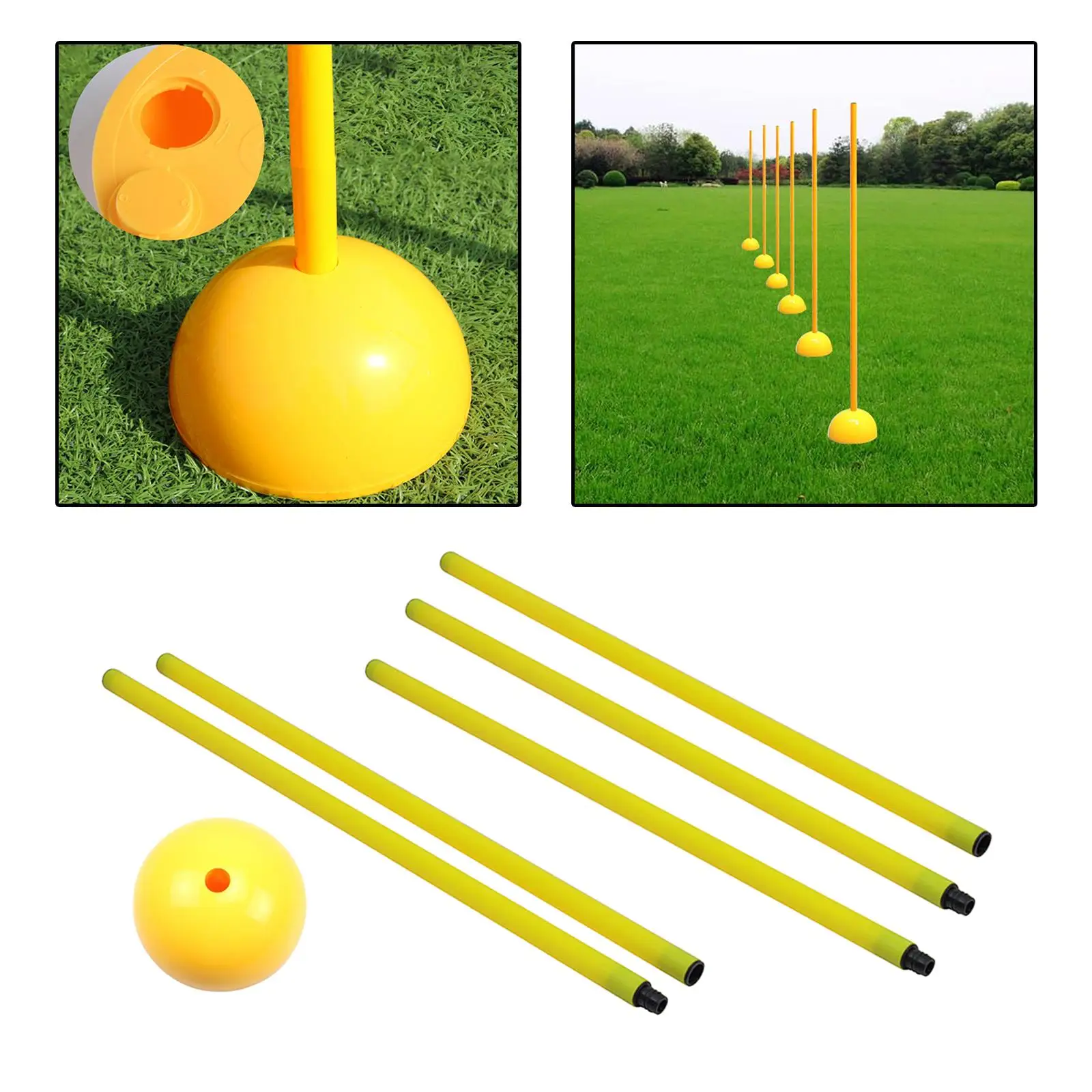 training Tool Soccer Training Markers Multipurpose Obstacle Bar for Football