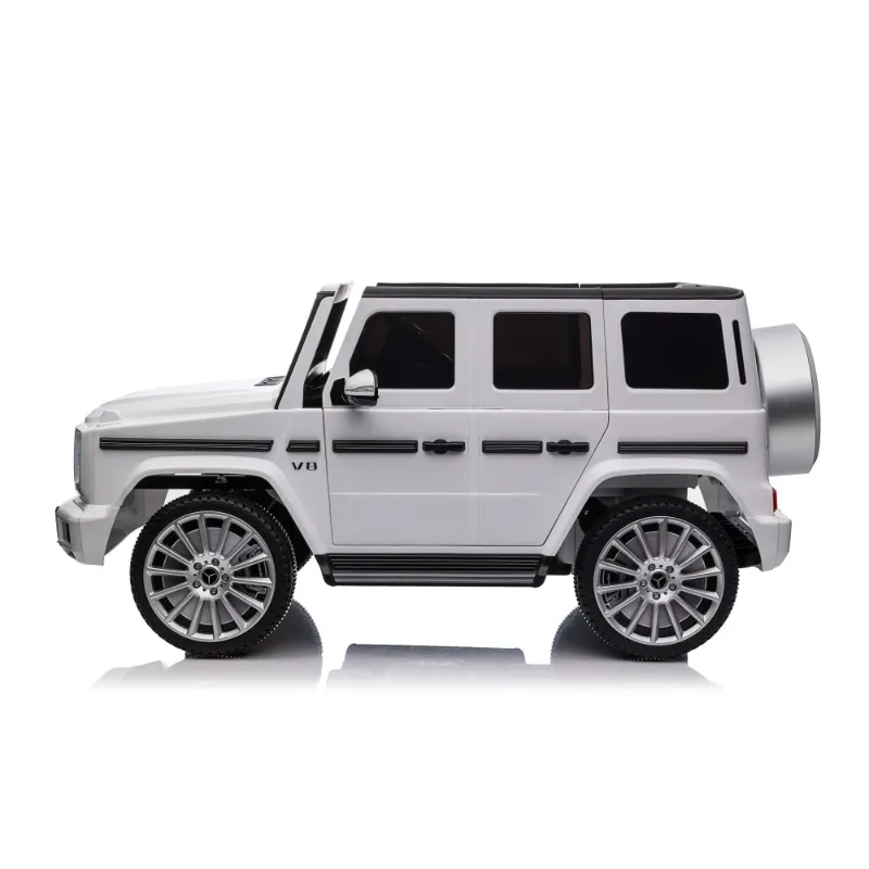 Licensed Mercedes-Benz G500 24V Kids Ride On Car with Remote Control 3 Speeds LED Lights Bluetooth MP3 Display Safety Belt