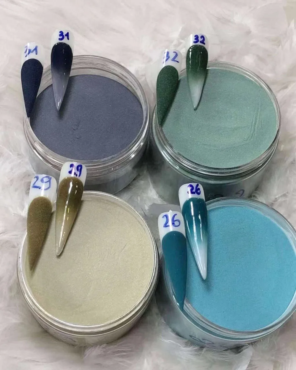 Polvo acrílico y de inmersión colorido, purpurina para extensión de uñas, decoración para tallado de uñas, 1 onza