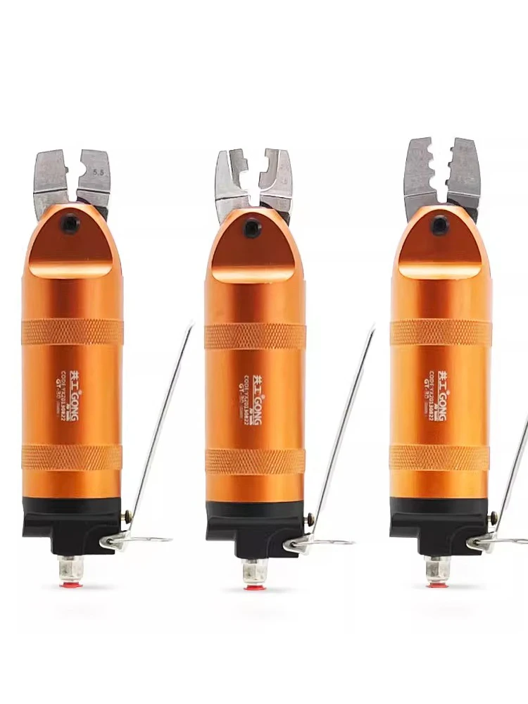 Co-Gong Pneumatische Crimpzange, isolierte Nippelklemmenzange, Ar8Wp-Crimpzange mit doppeltem Anschluss, pneumatische Zange mit bloßem Anschluss