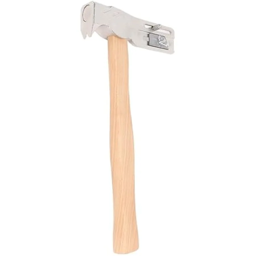 Roofing Magnet Hammer MWT-005-MH 17oz Magnet Roofing Hatchet Carbon Steel Hammer with Wooden Handle and Sliding Gauge Efficient