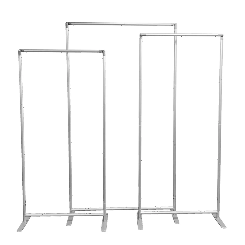 Aluminium Rectangular Display Backdrop Set of 3 Custom Fabric Covers For Birthday Party Baby Shower Wedding Scene Decoration